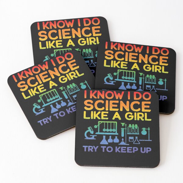 Item preview, Vintage Graphic Funny Know Science Like A Girl Cool Scientific Quote designed and sold by JoellaFlinteTee.