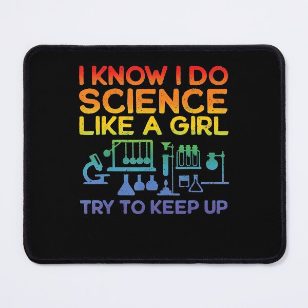 Item preview, Vintage Graphic Funny Know Science Like A Girl Cool Scientific Quote designed and sold by JoellaFlinteTee.