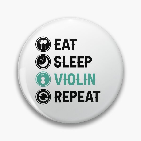 Item preview, Eat Sleep Violin Practice Repeat designed and sold by allysmar.