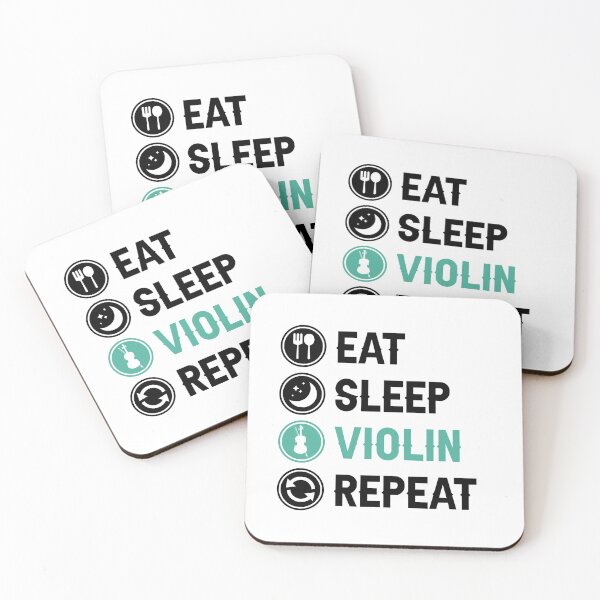 Item preview, Eat Sleep Violin Practice Repeat designed and sold by allysmar.