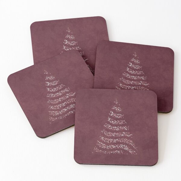 Item preview, Burgundy Minimalist Christmas Tree Lights designed and sold by James-Cole.