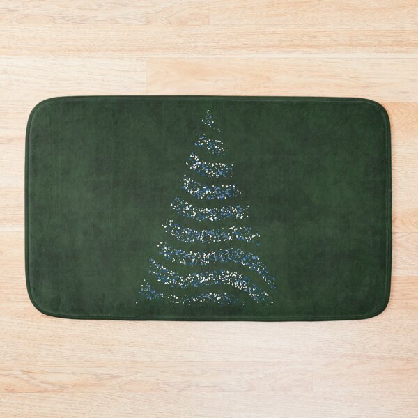 Item preview, Blue Minimalist Christmas Tree Lights on Green designed and sold by James-Cole.
