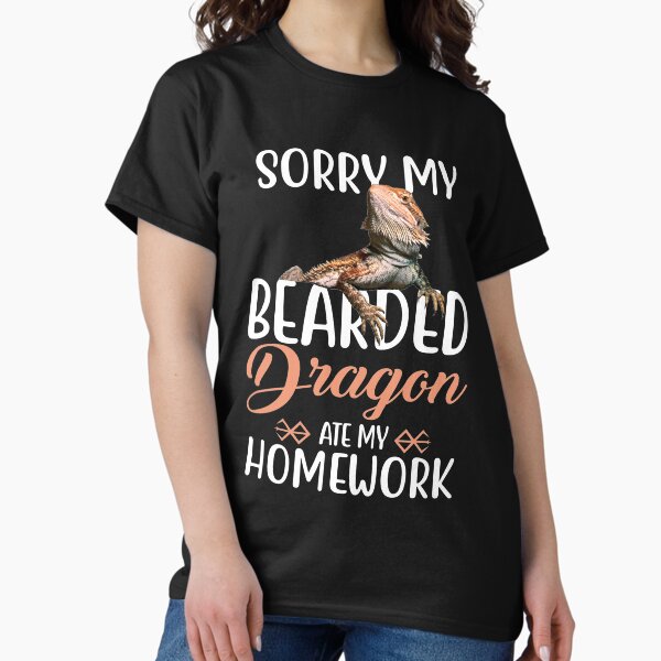 Item preview, Funny Bearded Dragon Cute Lizard - Sorry My Bearded Dragon Ate My Homework designed and sold by Dietmar54.