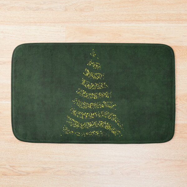 Item preview, Golden Yellow Minimalist Christmas Tree Lights on Green designed and sold by James-Cole.