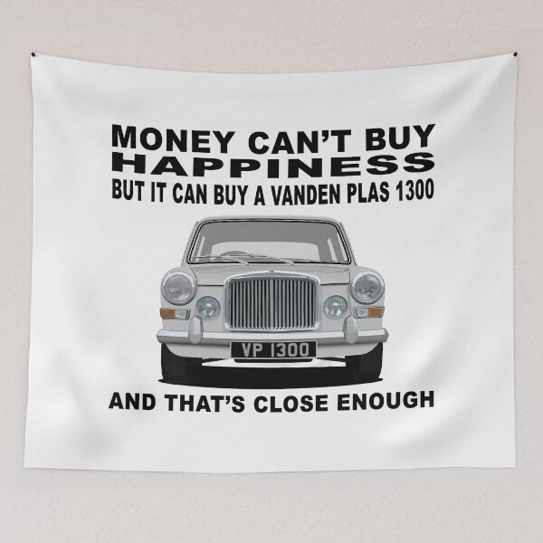 Item preview, Vanden Plas 1300 Princess ADO16 White Art Illustration designed and sold by Hamilton illustrations.