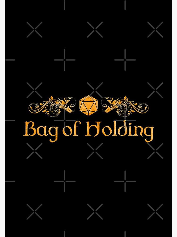 Bag of Holding Hardcover Journal for Sale by PatternTree