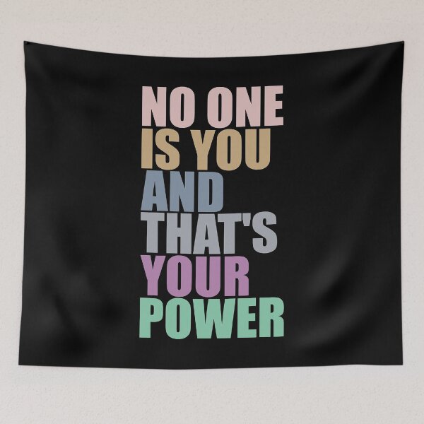 Item preview, Vintage No One Is You And Thats Your Power Quote Important Choices designed and sold by JoellaFlinteTee.