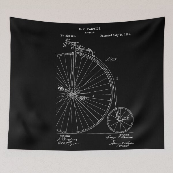 Item preview, Bicycle Patent 1885  designed and sold by LadyMay Vintage.