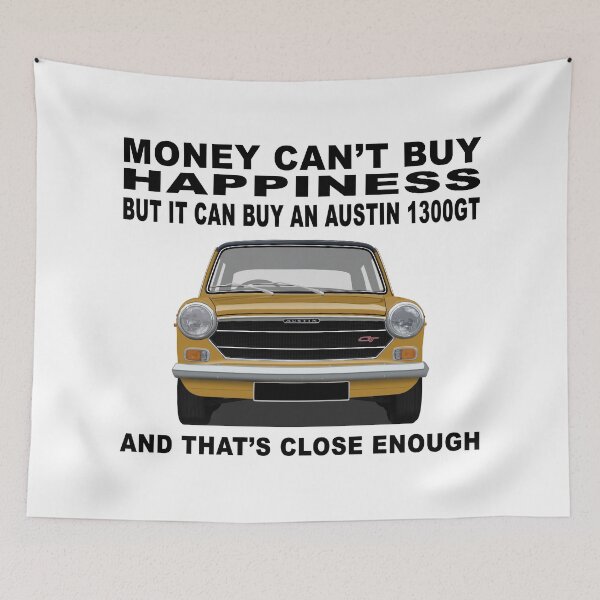 Item preview, Austin 1300GT ADO16 Sand Glow Art Illustration designed and sold by Hamilton illustrations.