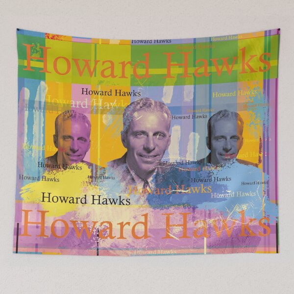 Item preview, Howard Hawks, aesthetic portrait, American director Hollywood designed and sold by Mauswohn.