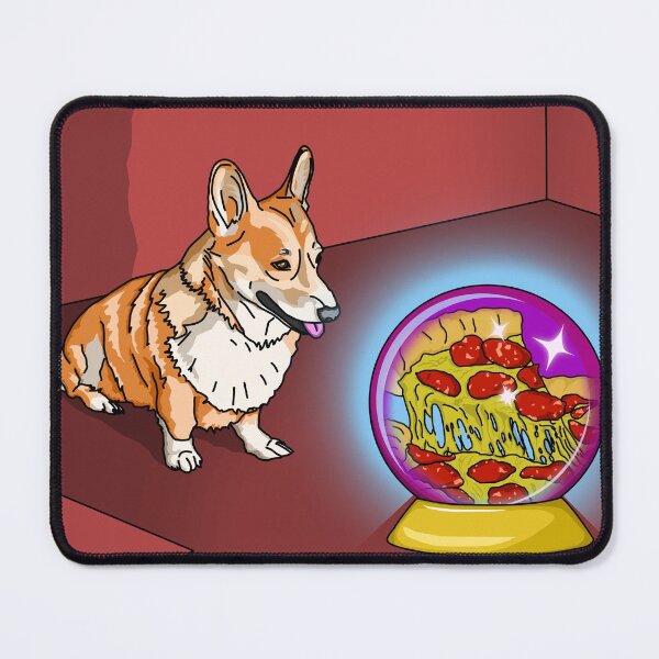 Item preview, Corgi Crystal Ball Psychic Medium Pizza designed and sold by Travis Varnum.