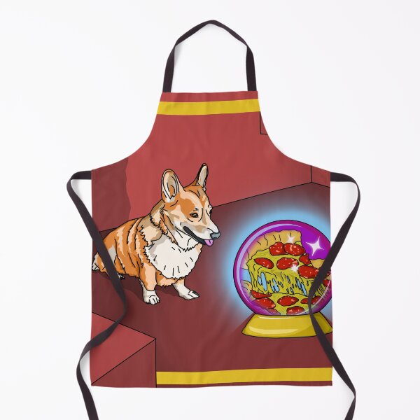 Item preview, Corgi Crystal Ball Psychic Medium Pizza designed and sold by Travis Varnum.
