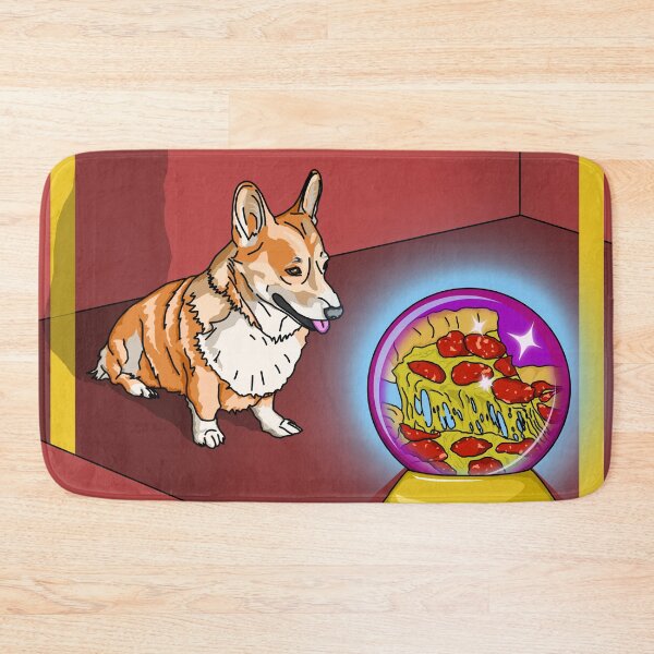 Item preview, Corgi Crystal Ball Psychic Medium Pizza designed and sold by Travis Varnum.
