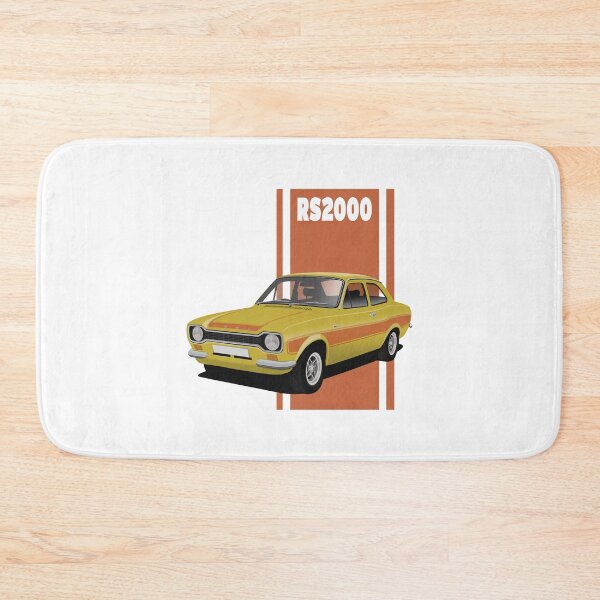 Item preview, Ford Escort Mk1 RS2000 Daytona Yellow Art Illustration designed and sold by Hamilton illustrations.