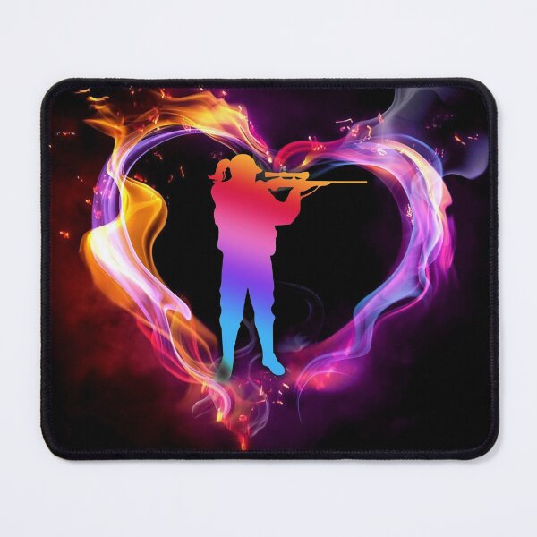 Item preview, Shooting Watercolor Heart Art designed and sold by WillaldShop.