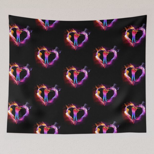Item preview, Shooting Watercolor Heart Art designed and sold by WillaldShop.