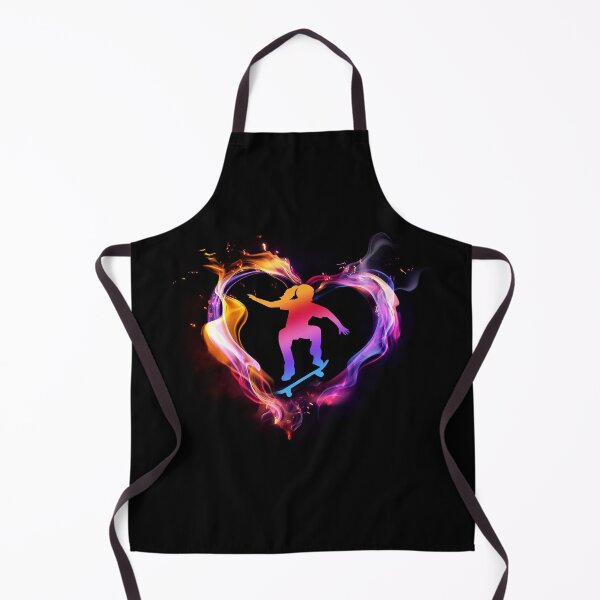 Item preview, Skateboarding Watercolor Heart Art designed and sold by WillaldShop.
