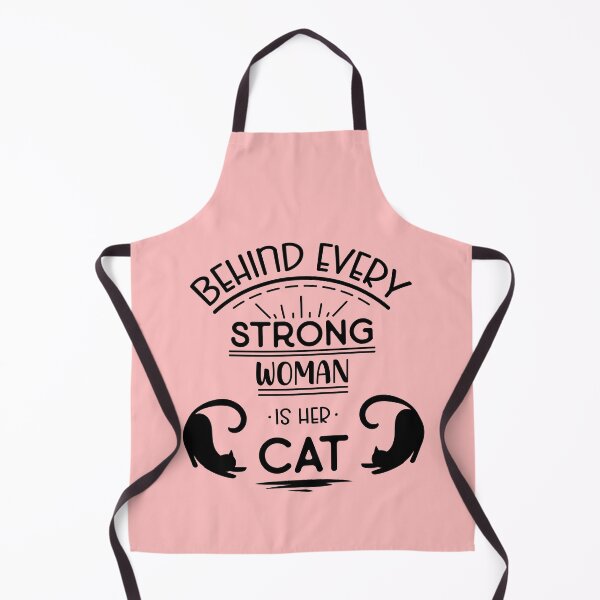 Item preview, Behind Every Strong Women Is Her Cat designed and sold by BhavyaBathla.