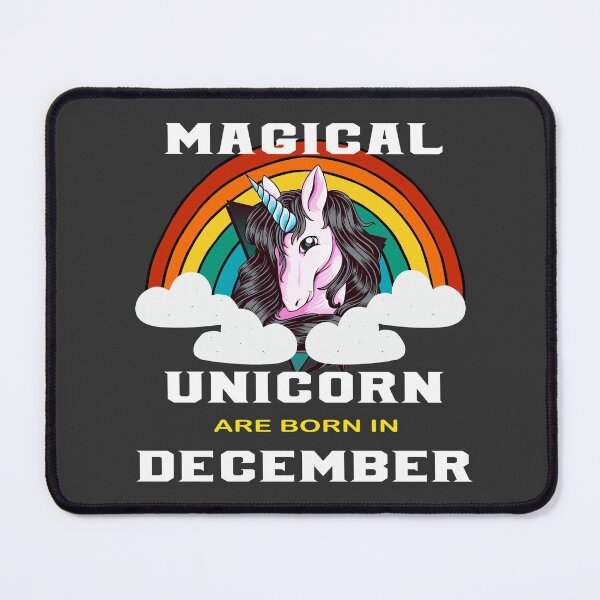 Item preview, Magical Unicorn Are Born In December - December Birthday T-Shirt designed and sold by Uday24.