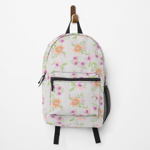 Item preview, Floral Pattern on Light Grey Background - floralpatterns designed and sold by JulieSouster.