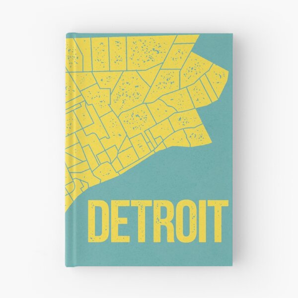 Item preview, Detroit Roads (Teal/Yellow) designed and sold by chelbot.