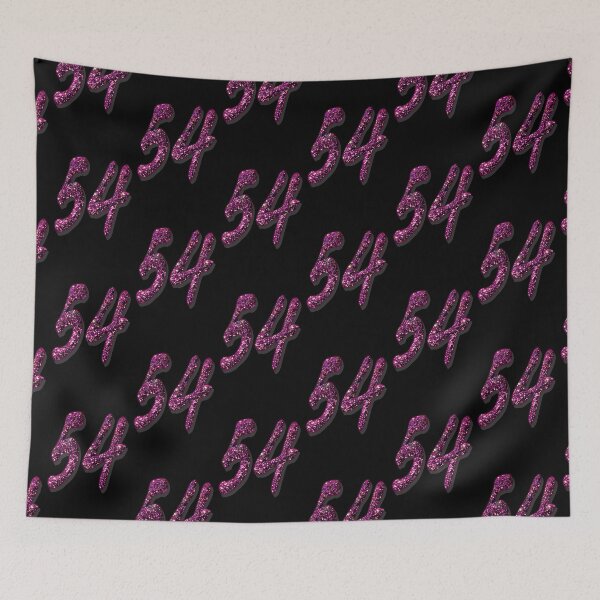 Item preview, 54th Birthday Anniversary - Purple Glitter Numbers designed and sold by GlamourChick.