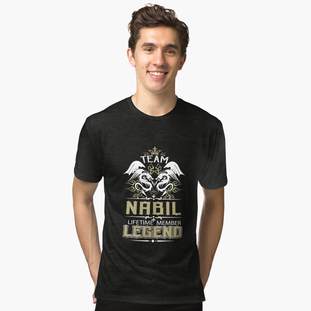 Nabil Name T Shirt - Nabil Dragon Lifetime Member Legend Gift Item Tee Art  Board Print for Sale by nauglesamatha