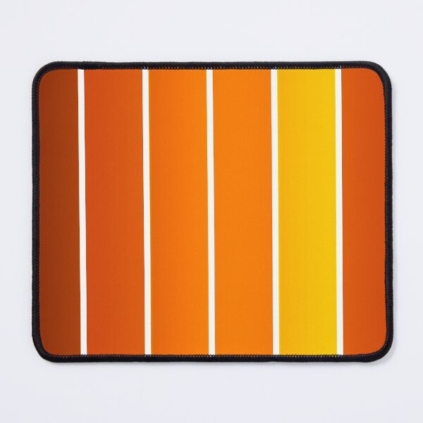 Item preview, Vertical Orange Red Stripes Retro Vintage Pattern designed and sold by Delightfully Cynical.