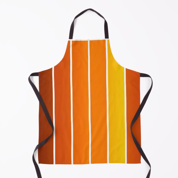 Item preview, Vertical Orange Red Stripes Retro Vintage Pattern designed and sold by Delightfully Cynical.