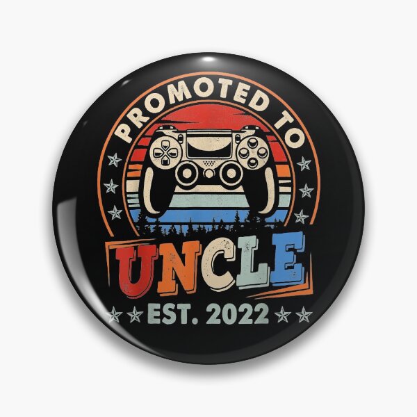 Item preview, Promoted To Uncle EST 2022 Vintage Video Gamer designed and sold by ShannonMullins.
