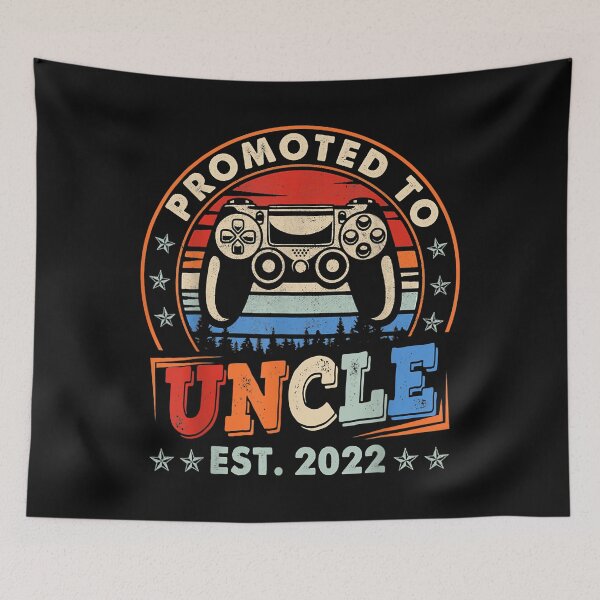 Item preview, Promoted To Uncle EST 2022 Vintage Video Gamer designed and sold by ShannonMullins.