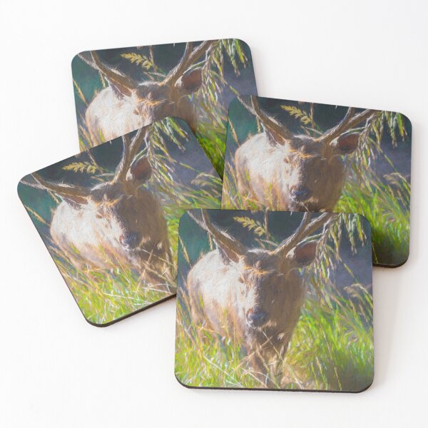 Item preview, Sambar deer in the forest designed and sold by Pravine Chester.