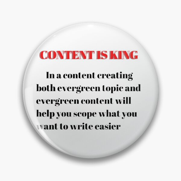 Item preview, Content is king, maketing media  designed and sold by Trianglegreen.