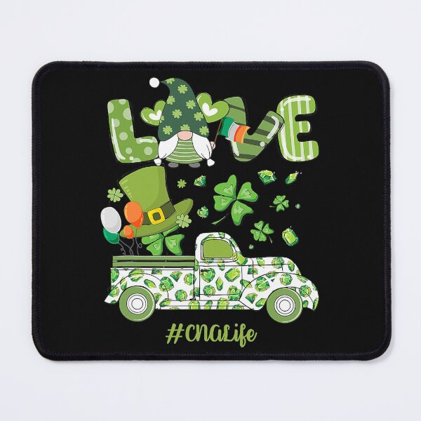 Item preview, Gnome Shamrock Truck Love CNA Life Nurse St. Patrick's Day designed and sold by CeciliaGallaway.