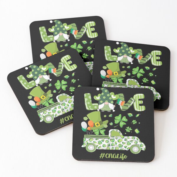 Item preview, Gnome Shamrock Truck Love CNA Life Nurse St. Patrick's Day designed and sold by CeciliaGallaway.
