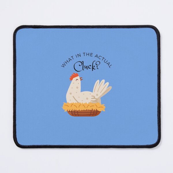 Item preview, What In The Actual Cluck - Funny Chicken Sticker designed and sold by IngridGritschac.