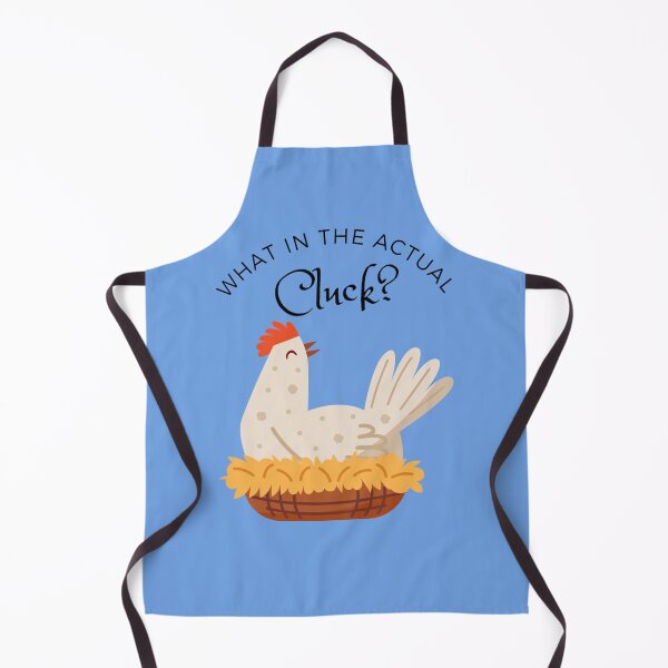 Item preview, What In The Actual Cluck - Funny Chicken Sticker designed and sold by IngridGritschac.