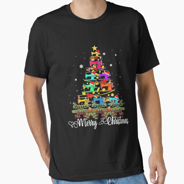 Aperçu de l'œuvre Sapin de Noël à la machine à coudre joyeux Noël créée et vendue par RobertJason.