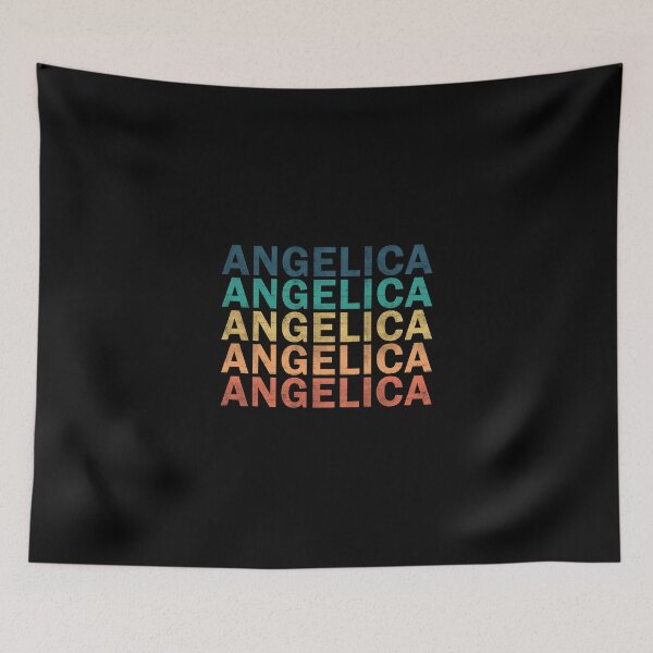 Item preview, Angelica Name T Shirt - Angelica Vintage Retro Angelica Name Gift Item Tee designed and sold by mackpatsy.