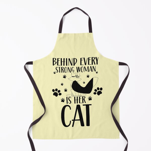 Item preview, Behind Every Strong Women Is Her Cat designed and sold by BhavyaBathla.