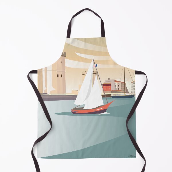 Item preview, La Rochelle France travel poster designed and sold by Arctic frame studio.