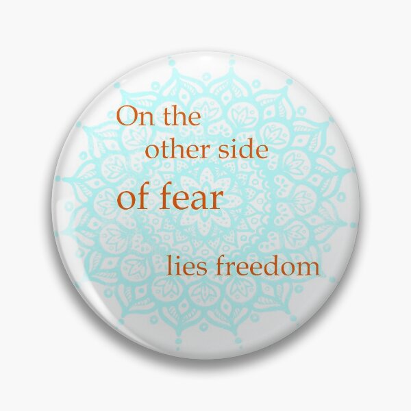 Item preview, On the other side of fear - Spiritual Inspiring Quotes designed and sold by -Koleidescope.