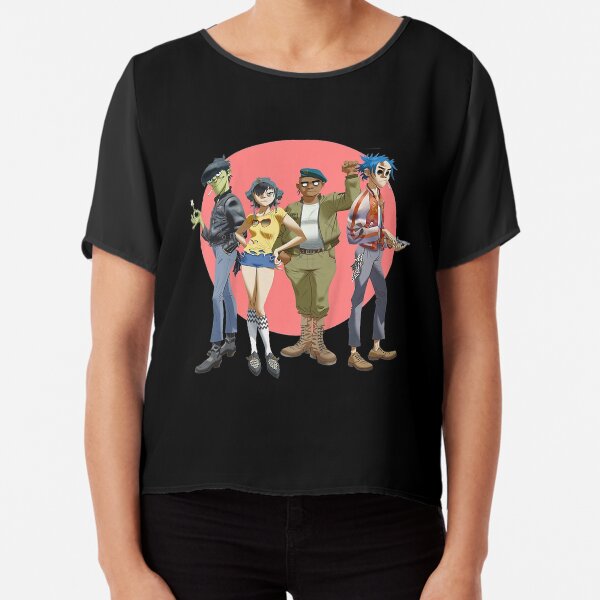 Group Circle Rise Chiffon Top