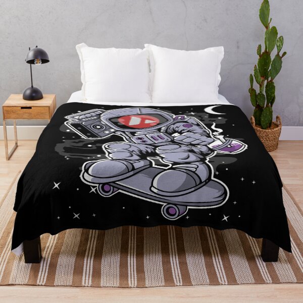 Item preview, Astronaut Skate Avalanche AVAX Coin To The Moon Crypto Token Cryptocurrency Blockchain Wallet HODL designed and sold by AdamRoberts90.