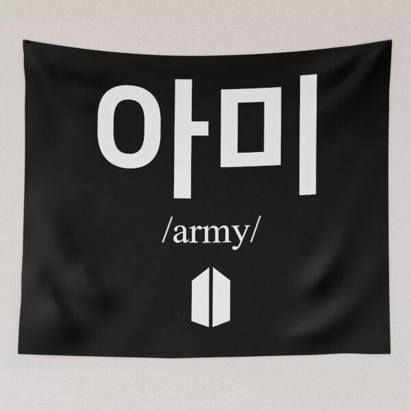 Item preview, army in Korean and logo Classic  designed and sold by angiebeeler.