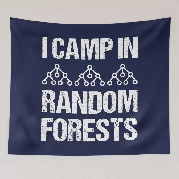 Item preview, I Camp In Random Forests designed and sold by TashaVector.