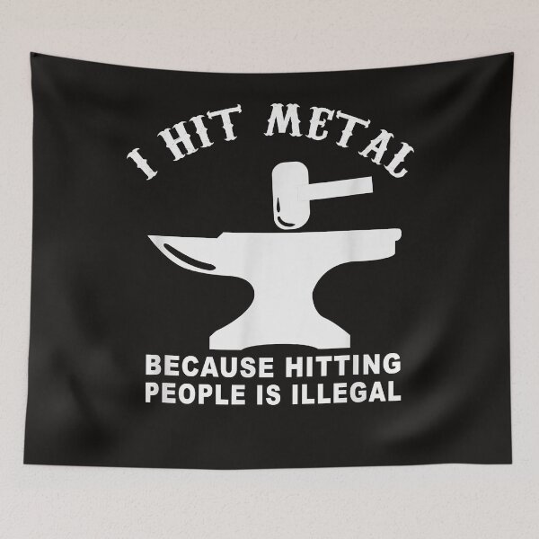 Item preview, Blacksmith Iron Forging Knife Bladesmithing Forger T-Shirt Copy designed and sold by HeatherBiddix1.