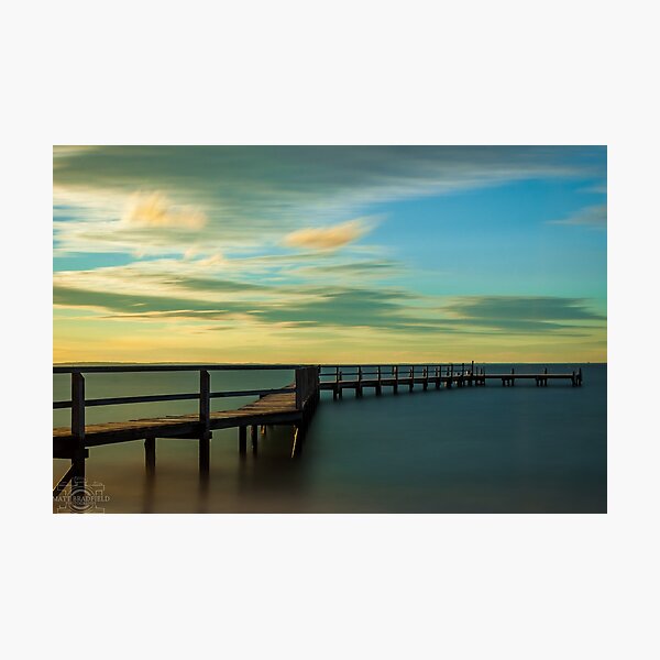 Zig Zag Pier Portsea Photographic Print