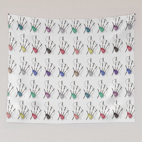Item preview, Multicolor Bagpipes designed and sold by CatheriLove.