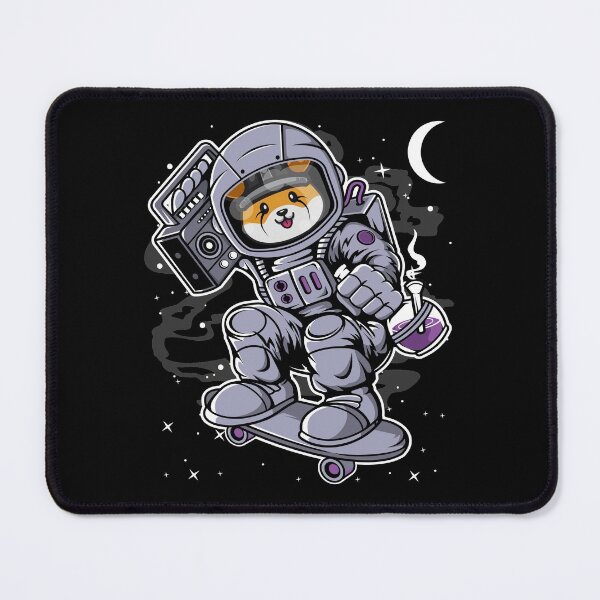 Item preview, Astronaut Skate Floki Inu Coin To The Moon Crypto Token Cryptocurrency Blockchain Wallet HODL designed and sold by AdamRoberts90.
